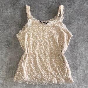 Y2k Jennifer Lauren Velour Floral Cami